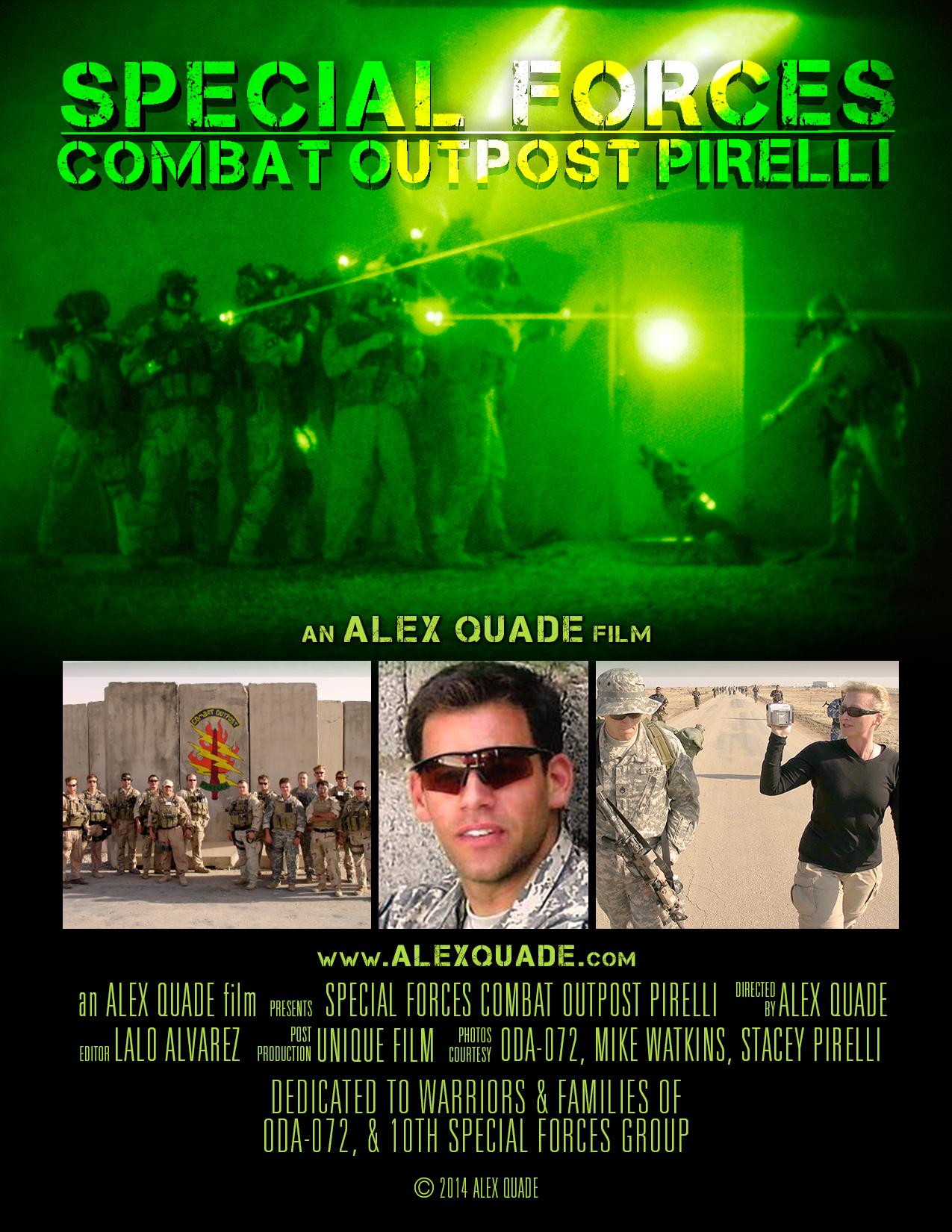 Alex and Special Forces Combat Outpost Pirelli