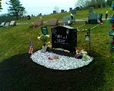 Rob Pirelli’s grave site. (Photo courtesy of Pirelli family)